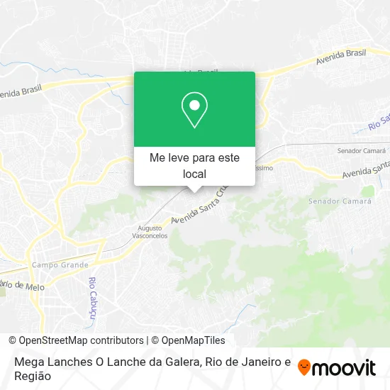 Mega Lanches O Lanche da Galera mapa
