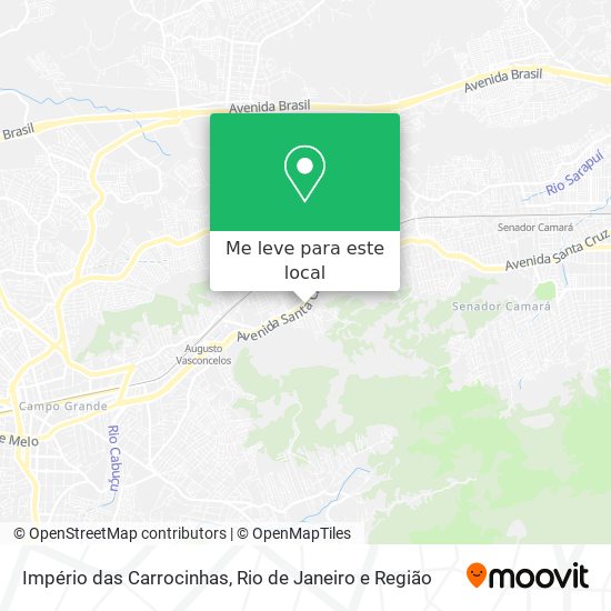 Império das Carrocinhas mapa