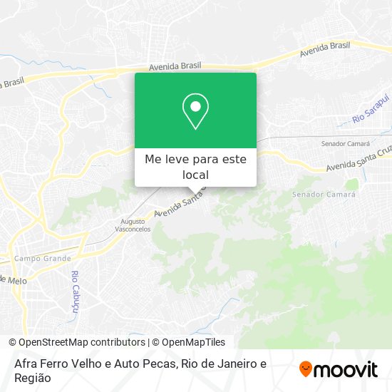 Afra Ferro Velho e Auto Pecas mapa