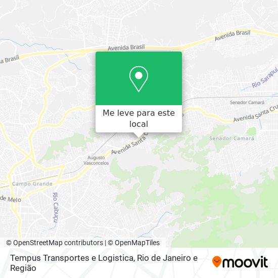Tempus Transportes e Logistica mapa