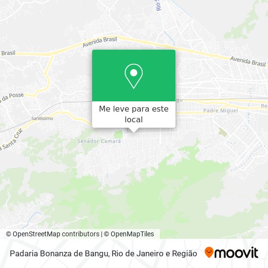 Padaria Bonanza de Bangu mapa