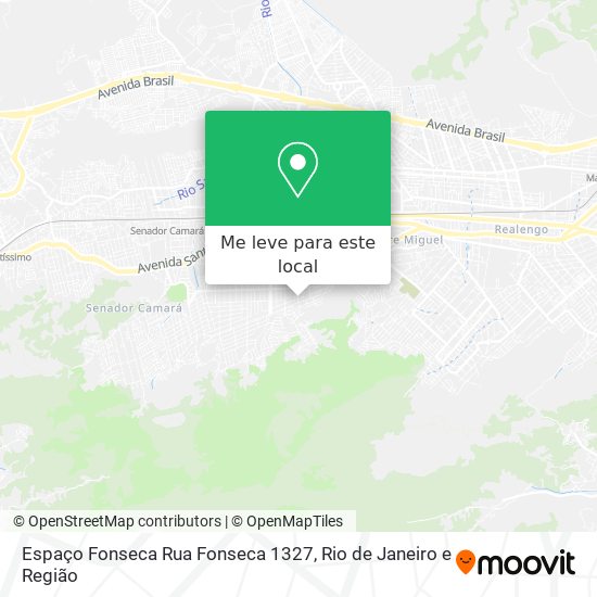 Espaço Fonseca Rua Fonseca 1327 mapa