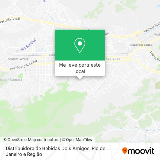 Distribuidora de Bebidas Dois Amigos mapa