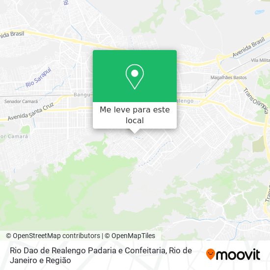 Rio Dao de Realengo Padaria e Confeitaria mapa