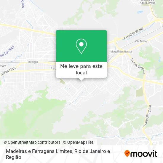 Madeiras e Ferragens Limites mapa