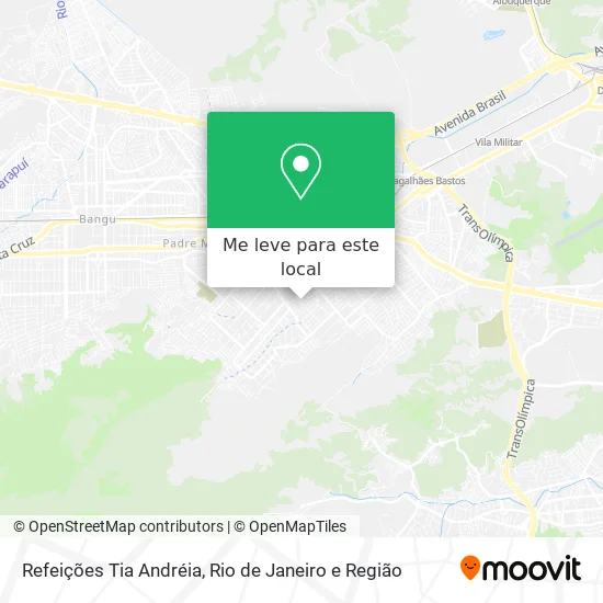 Refeições Tia Andréia mapa