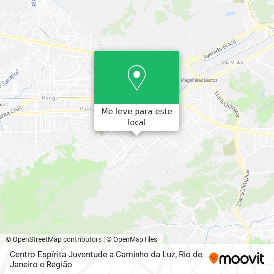 Centro Espírita Juventude a Caminho da Luz mapa