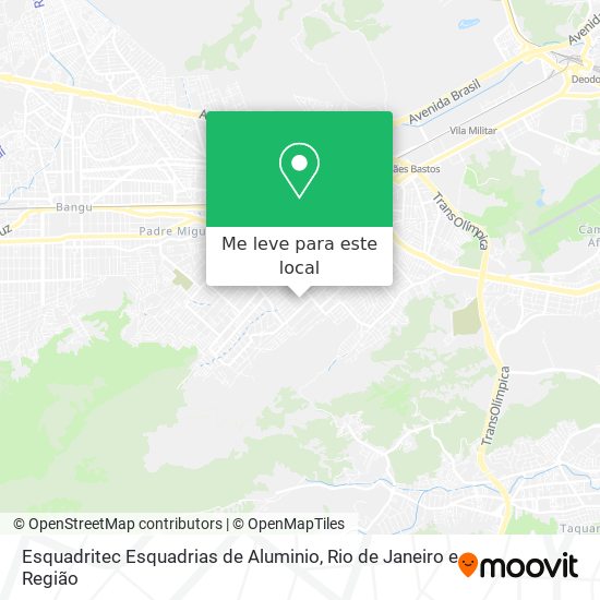 Esquadritec Esquadrias de Aluminio mapa