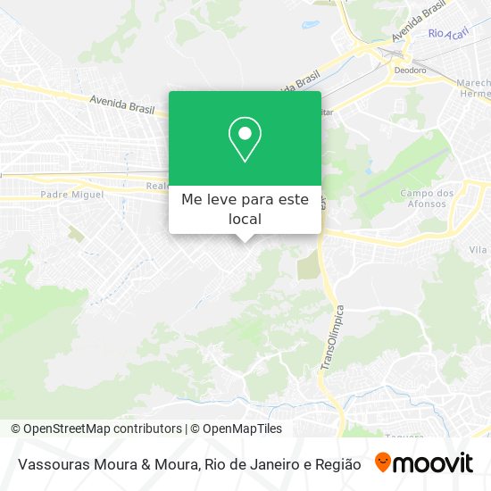 Vassouras Moura & Moura mapa