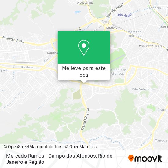 Mercado Ramos - Campo dos Afonsos mapa