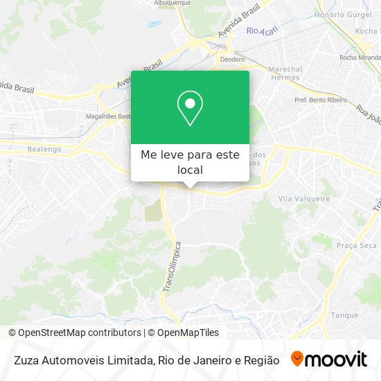 Zuza Automoveis Limitada mapa