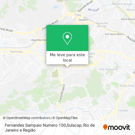 Fernandes Sampaio Numero 100,Sulacap mapa