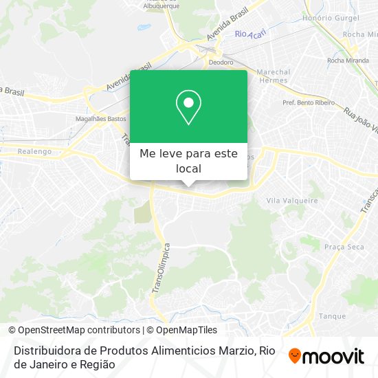 Distribuidora de Produtos Alimenticios Marzio mapa