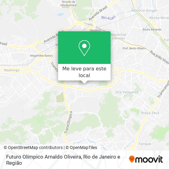 Futuro Olímpico Arnaldo Oliveira mapa