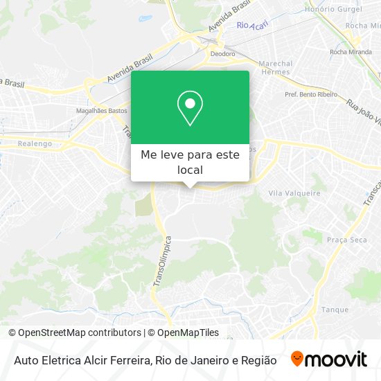 Auto Eletrica Alcir Ferreira mapa