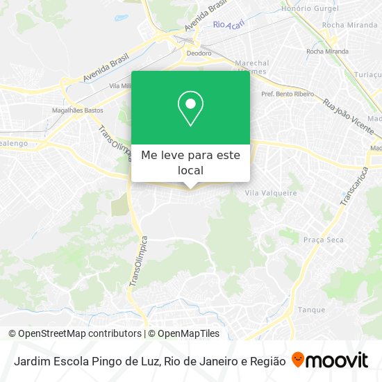 Jardim Escola Pingo de Luz mapa