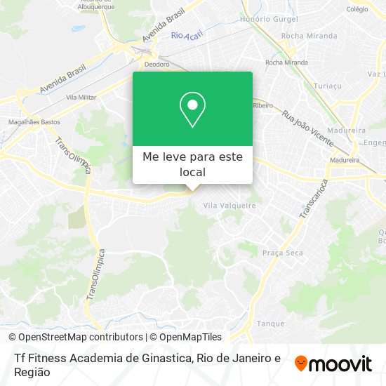 Tf Fitness Academia de Ginastica mapa