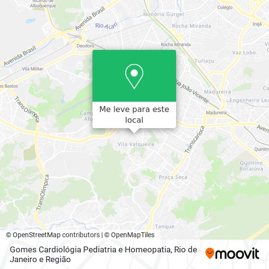 Gomes Cardiológia Pediatria e Homeopatia mapa