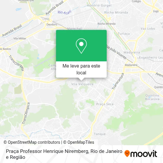 Praça Professor Henrique Niremberg mapa