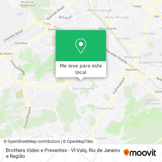 Brothers Vídeo e Presentes - Vl Valq mapa