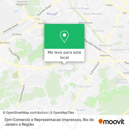 Djm-Comercio e Representacao Impressos mapa