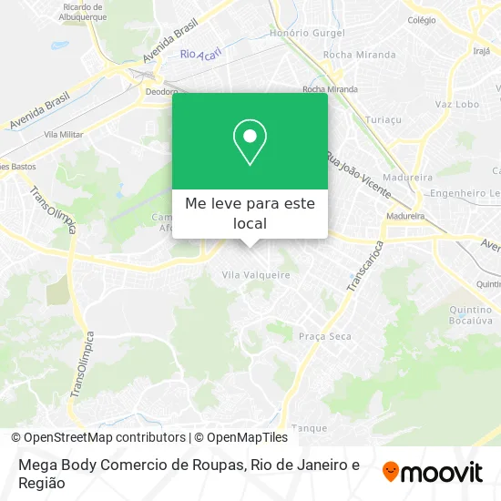 Mega Body Comercio de Roupas mapa