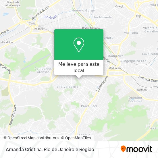 Amanda Cristina mapa