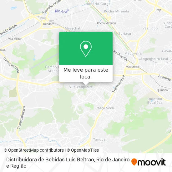 Distribuidora de Bebidas Luis Beltrao mapa