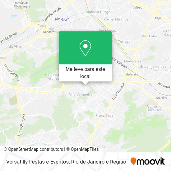 Versatilly Festas e Eventos mapa