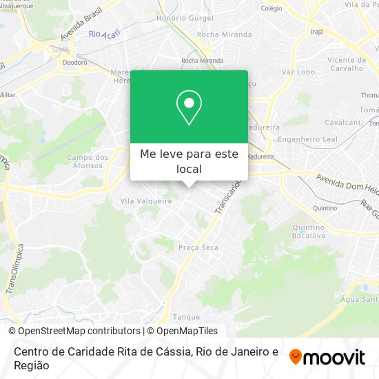 Centro de Caridade Rita de Cássia mapa
