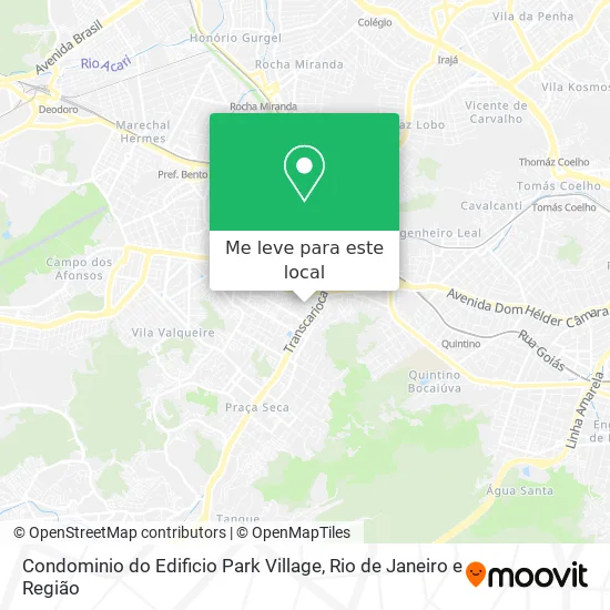 Condominio do Edificio Park Village mapa