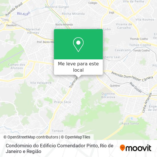 Condominio do Edificio Comendador Pinto mapa