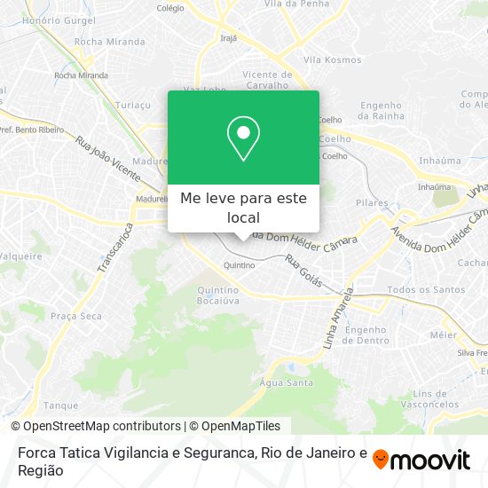 Forca Tatica Vigilancia e Seguranca mapa