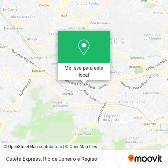 Catete Express mapa