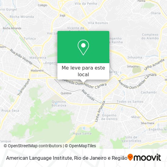 American Language Institute mapa