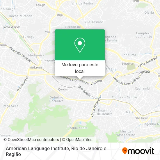 American Language Institute mapa