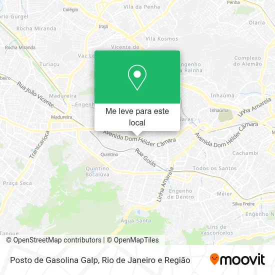 Posto de Gasolina Galp mapa