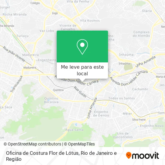 Oficina de Costura Flor de Lótus mapa