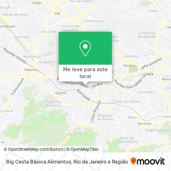 Big Cesta Básica Alimentos mapa