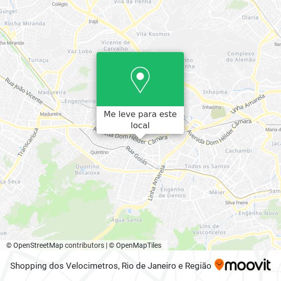 Shopping dos Velocimetros mapa