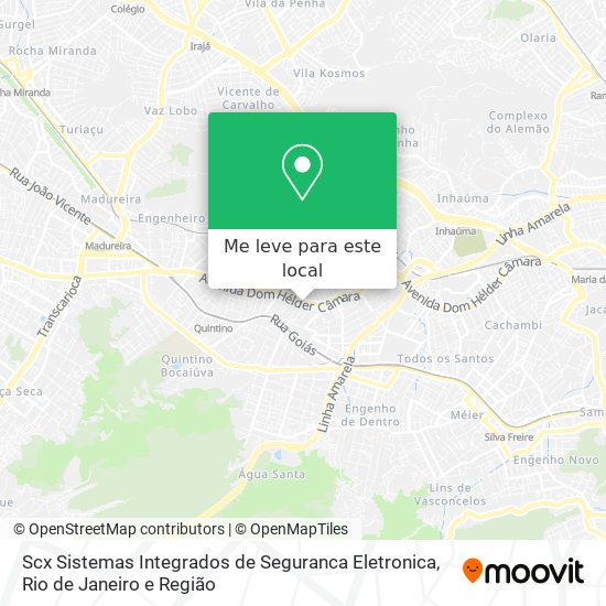 Scx Sistemas Integrados de Seguranca Eletronica mapa