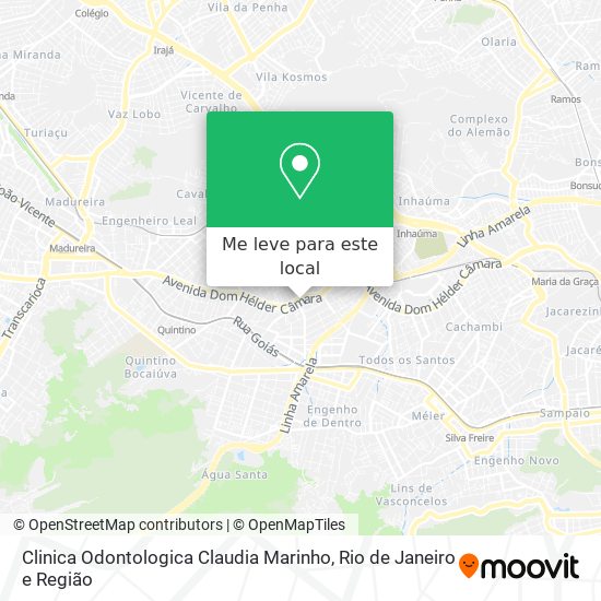 Clinica Odontologica Claudia Marinho mapa