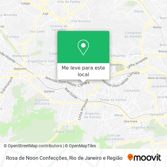 Rosa de Noon Confecções mapa