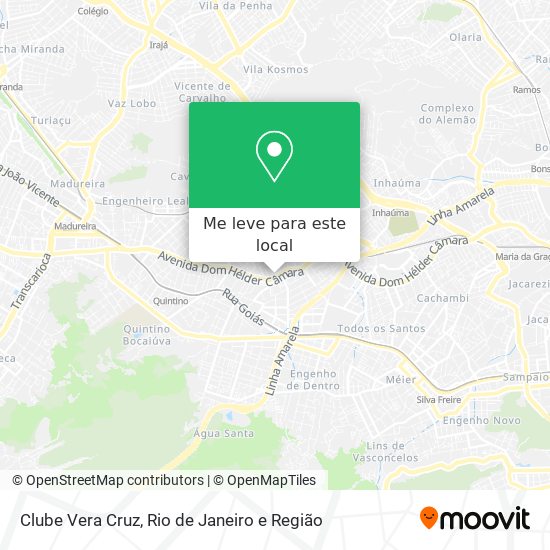 Clube Vera Cruz mapa