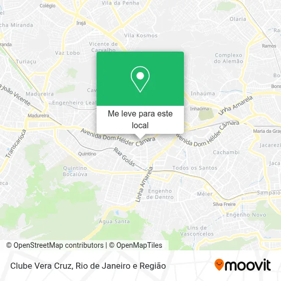 Clube Vera Cruz mapa