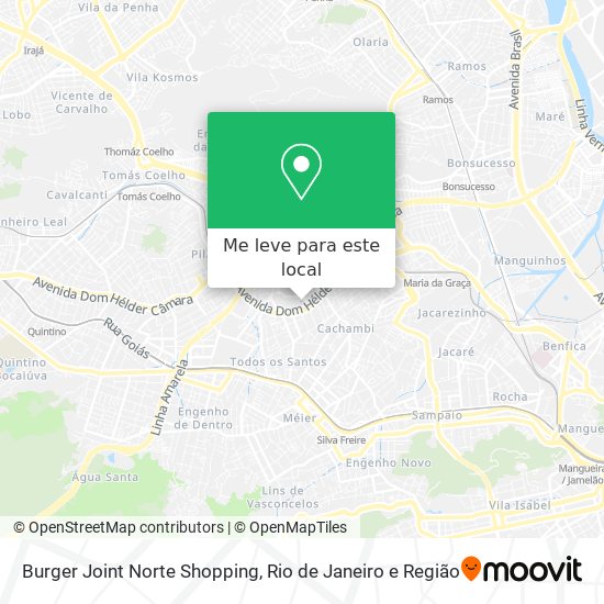Burger Joint Norte Shopping mapa