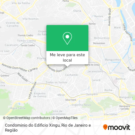 Condominio do Edificio Xingu mapa