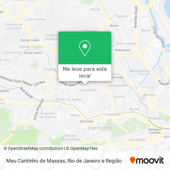 Meu Cantinho de Massas mapa