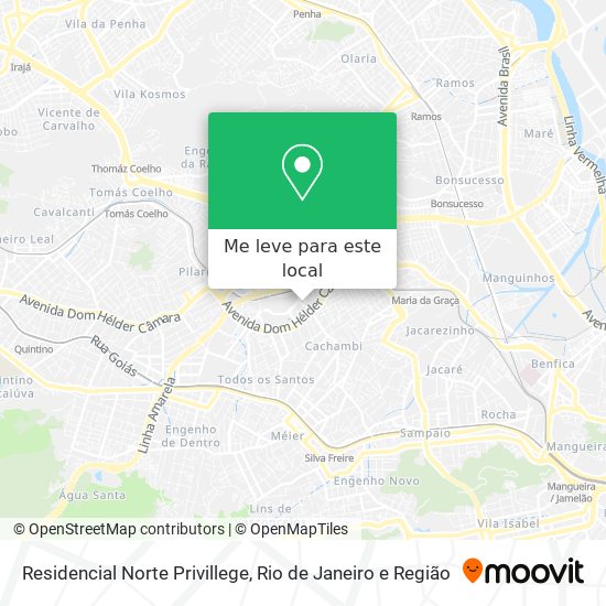 Residencial Norte Privillege mapa