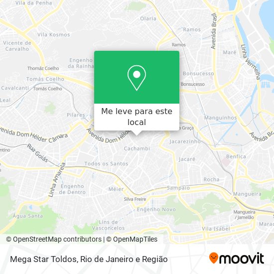 Mega Star Toldos mapa